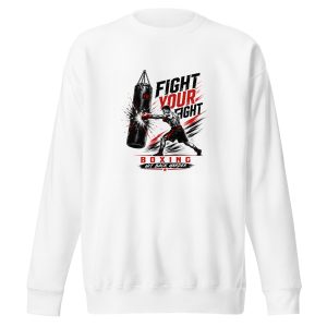 custom boxing sweatshirt