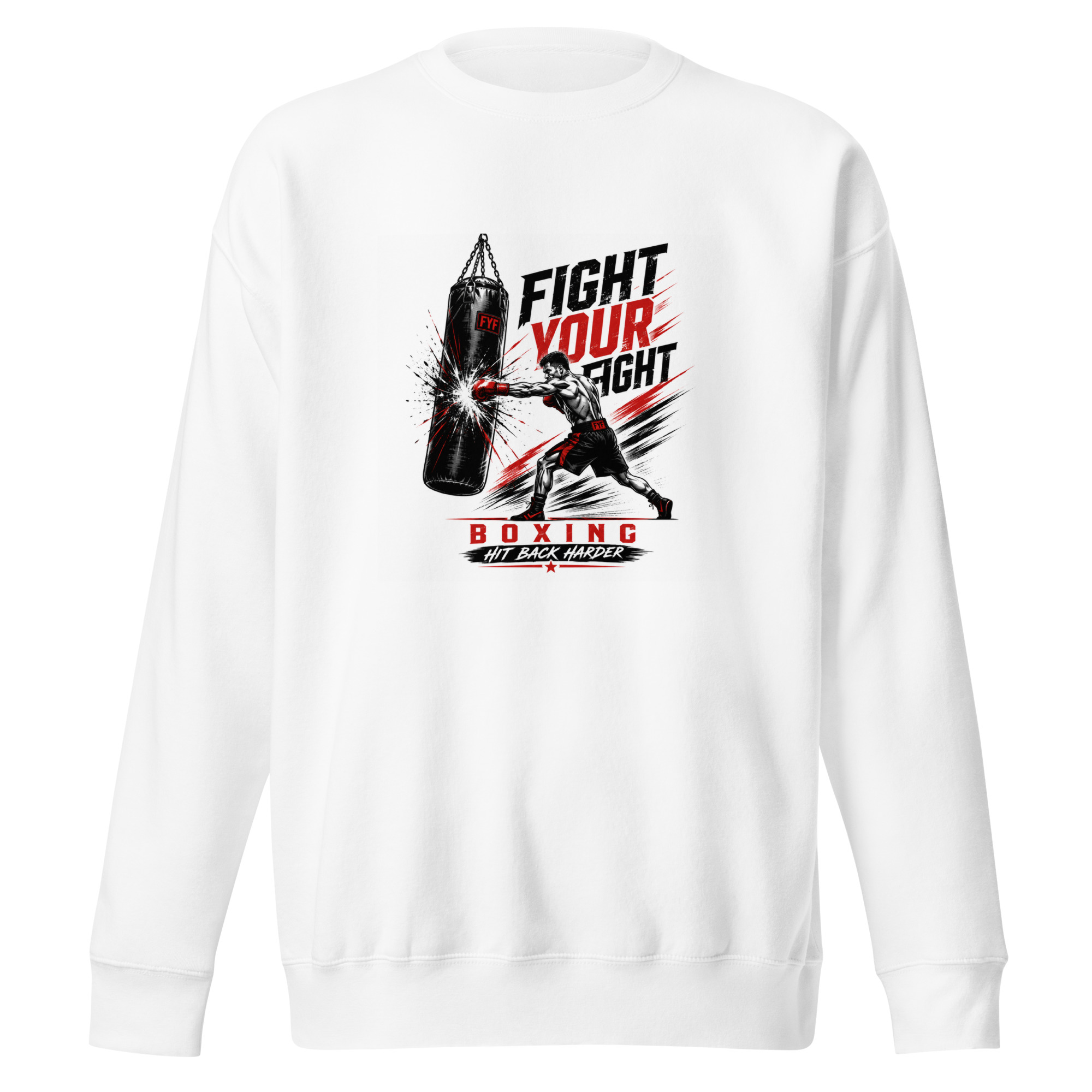 custom boxing sweatshirt